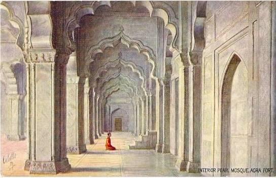 Interior: Pearl Mosque, Agra Fort ~ Tuck