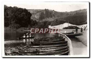 Old Postcard L & # 39Auvergne Beach Lake Chambon L & # 39Embarcadere Charter