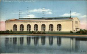 Oakland CA Auditorium c1910 Postcard