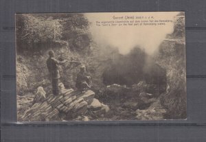 INDONESIA, GAROET, JAVA, LIONS DEN, c1930 ppc., unused.