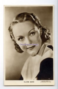 b5766 - Film Actress - Claire Dodd - W.B.&.V Pictures No.78 - postcard