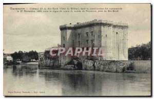 Old Postcard Tarascon Chateau du Roi Rene says