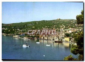 Modern Postcard The French Riviera Villefranche sur Mer Panorama of the Bay