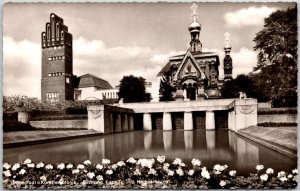 Darmstadt Kunstlerkoplonie Rudsische Kapelle Germany Real Photo RPPC Postcard