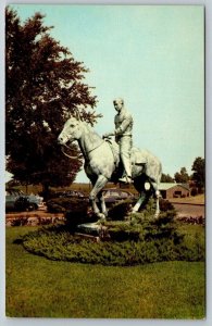 Will Rogers Monument - Claremont, Oklahoma - Postcard