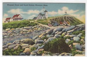 Manomet Coast Guard Station Massachusetts 1947 postcard