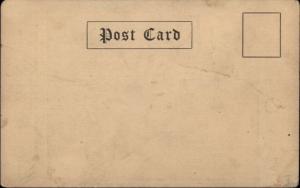 early Oldsmobile Car Auto Andes Mtns Christ Monument c1905 Postcard