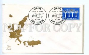 418879 BELGIUM 1984 year Europa CEPT Klerken COVER
