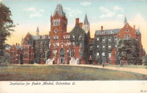 Columbus Ohio Institution for Feeble Minded Vintage Postcard AA51234