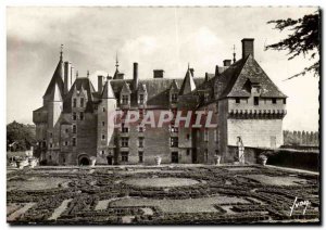 Postcard Modern Facade Of Langeais Le Chateau Gardens