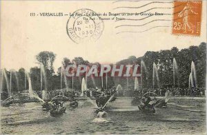 Postcard Old Versailles Park Basin Dragon a Day of Great Waters