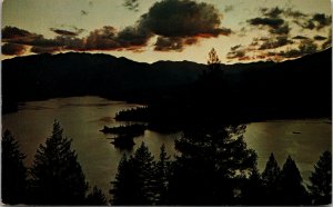 Vtg 1980 Clair Engle Lake Trinity County California CA Postcard