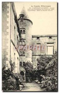 Old Postcard Fontenay Le Comte hotel Arc governor of Fontenay