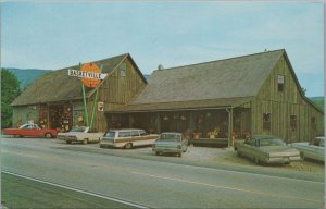 Postcard The Basket Barn Basketville Manchester VT