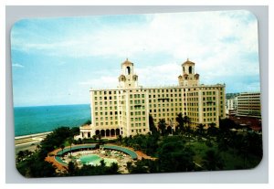 Vintage 1950's Advertising Postcard Aerial View National Hotel Vedado Cuba