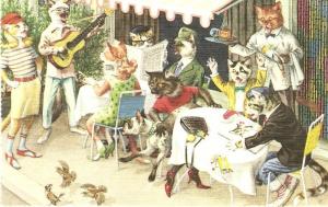 \Dinner with Music\ Mainzer Dressed Cats PC #4976