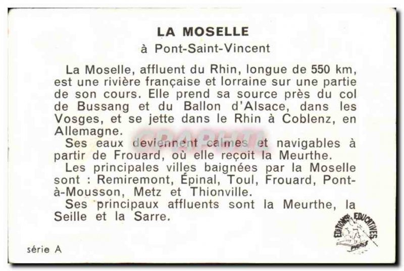 Image The Moselle Pont-Saint-Vincent