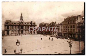 Old Postcard Poitiers Place of Arms and the Hotel de Ville