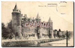 Old Postcard General view of Josselin