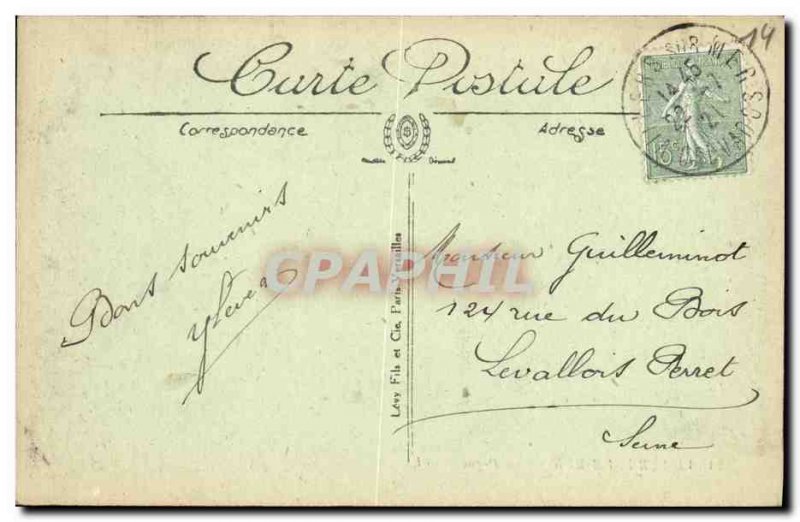 Old Postcard Villers Sur Mer La Digue