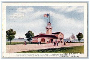 1907 United State Life Saving Station Jamestown Exposition Norfolk VA Postcard