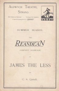 St James The Less Hackney's Athol Ford Romance Strand Theatre Programme