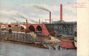 Superior Street Viaduct Cleveland Ohio 1911 postcard