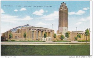 Texas Fort Worth The Auditorium Tower & Coliseum