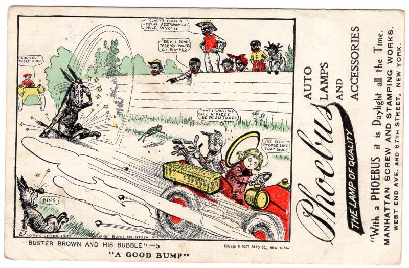 Ad Phoebus Auto Lamps,Buster Brown's Bubble #5