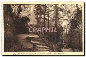 Old Postcard Mont Sainte Odile Convent Chemin de Ronde
