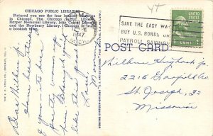 Chicgo Public Libraries Chicago IL USA Postcard