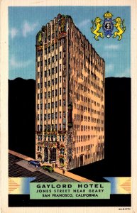 San Francisco, California - The Gaylord Hotel on Jones Street, near Geary -c1940