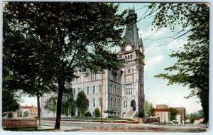 PORTLAND, Oregon  OR    LINCOLN HIGH SCHOOL  ca 1910s  Rieder  Postcard