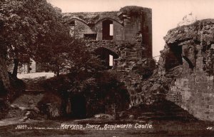 Vintage Postcard 1910s Mervyn's Tower Kenilworth Castle Warwickshire England UK