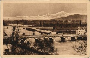 CPA PAU - Vue sur le Gave et PIC du MIDI-de-BIGORRE (126631)