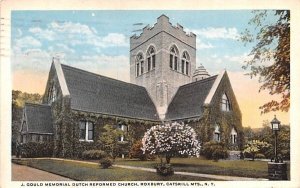 J Gould Memorial Dutch Reformed Church Roxbury, New York  