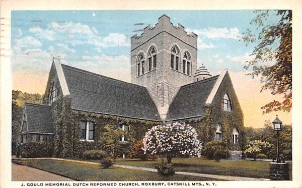 J Gould Memorial Dutch Reformed Church in Roxbury, New York