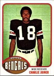 1976 Topps Football Card Charlie Joyner Cincinnati Bengals sk4284