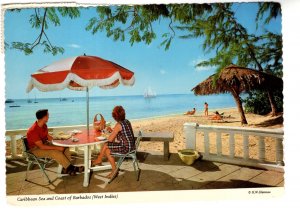 Caribbean Sea, Coast of Barbados, Used 1973