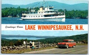 Postcard - Greetings from Lake Winnipesaukee, New Hampshire