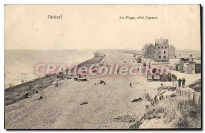 Old Postcard Onival Cayeux The rating Beach