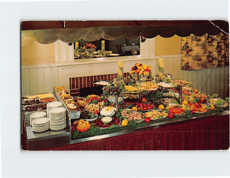 Postcard Smorgasbord Dinners, Colonial Inn, Santa Cruz, California