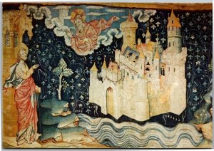 Postcard ART Chateau D'Angers Tapestry of the Apocalypse