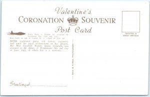 c1950s London, England RPPC Queen Elizabeth II Coronation Royal Portrait A347