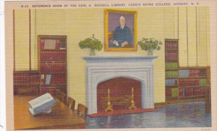 North Carolina Hickory Reference Room Of The Carl A Rudisill LIbrary Lenoir R...