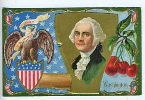 George Washington Birthday Eagle Postcard