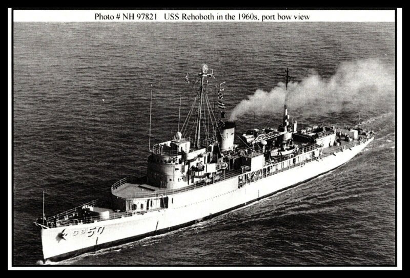Postcard USS Rehoboth AGS-50