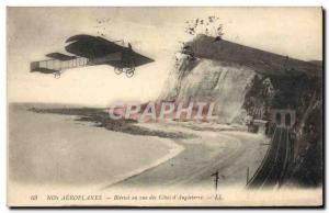 Postcard Old Jet Aviation Bleriot for d & # 39Angleterre ratings