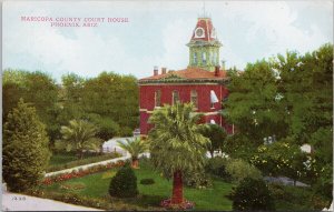 Phoenix Arizona Maricopa County Court House Unused Postcard H28