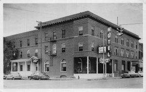 J77/ Miles City Montana RPPC Postcard c1940-50s Hotel Olive Caf�  9